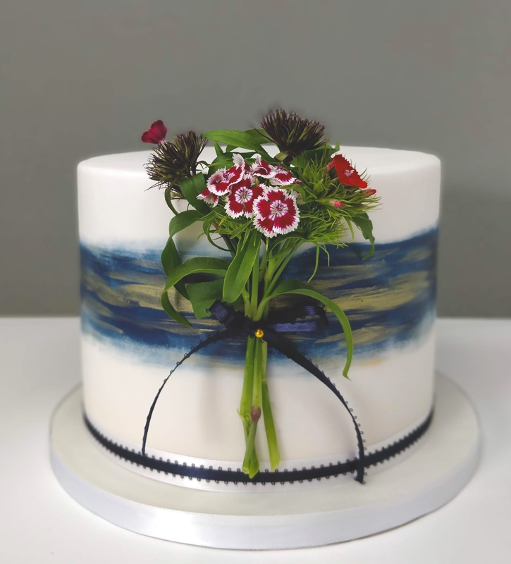 Sweet William Anniversary Cake image 1